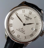 Tissot Le Locle Powermatic 80 Silver Dial Black Leather Strap Watch For Men - T006.407.16.033.00 Buy Now By Tissot