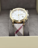 Burberry Heritage Nova Heritage White Dial Leather Strap Watch for Women - BU1395 Buy Now By Burberry