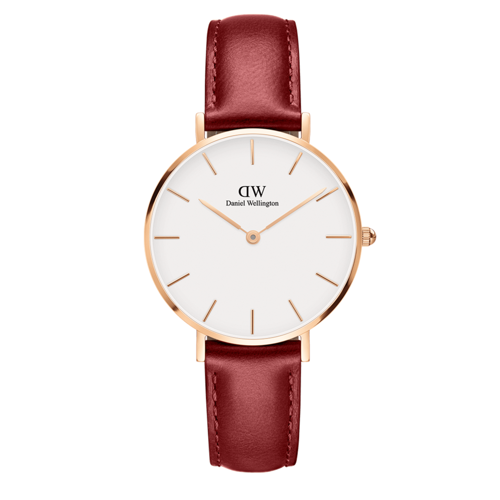 Daniel Wellington Classic Suffolk White Dial Brown Leather Strap Watch For Men - DW00100122 Buy Now By Daniel Wellington