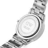 Daniel Wellington Iconic Link White Dial Silver Steel Strap Watch For Women - DW00100207 Buy Now By Daniel Wellington