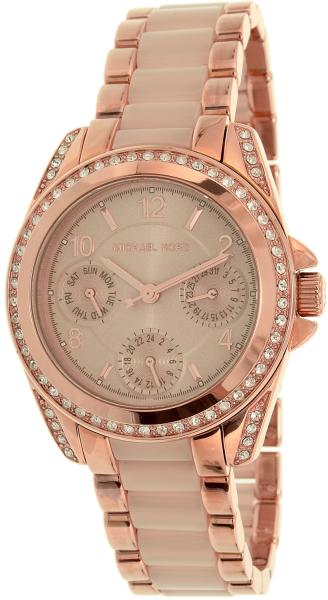 Michael Kors Blair Rose Gold Dial Two Tone Steel Strap Watch for Women - MK6175 Buy Now By Michael Kors