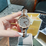 Michael Kors Runway Mercer Crystals Silver Dial Two Tone Steel Strap Watch For Women - MK6716 Buy Now By Michael Kors