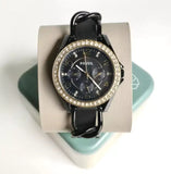 Fossil Riley Black Dial Black Leather Strap Watch for Women - ES3696 Buy Now By Fossil