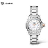 Tag Heuer Aquaracer Professional 200 Quartz Diamonds Mother of Pearl Dial Silver Steel Strap Watch for Women - WBP1451.BA0622 Buy Now By Tag Heuer