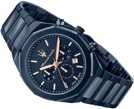 Maserati Stile Chronograph Blue Dial Blue Steel Strap Watch For Men - R8873642008 Buy Now By Maserati