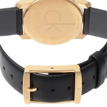 Calvin Klein City Silver Dial Black Leather Strap Watch For Women - K2G23520 Buy Now By Calvin Klein