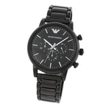 Emporio Armani Luigi Chronograph Black Dial Black Stainless Steel Watch For Men - AR1895 Buy Now By Emporio Armani