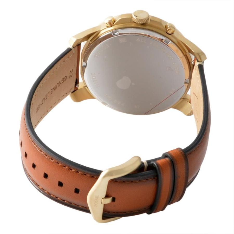 Fossil Grant Sport Chronograph Blue Dial Brown Leather Strap Watch for Men - FS5268 Buy Now By Fossil