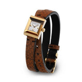 Gucci G Frame White Dial Brown Leather Strap Watch For Women - YA128523 Buy Now By Gucci