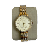 Fossil Jacqueline Gold Dial Gold Steel Strap Watch for Women - ES3547 Buy Now By Fossil
