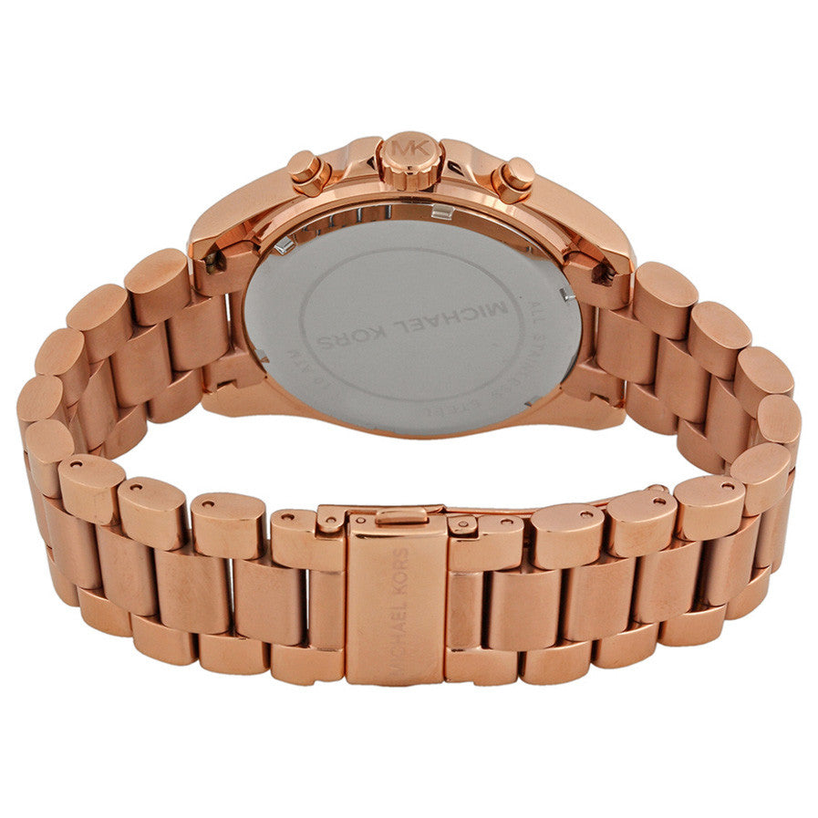 Michael Kors Bradshaw Rose Gold Dial Rose Gold Steel Strap Watch for Women - MK5503 Buy Now By Michael Kors