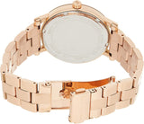 Michael Kors Noire Black Dial Rose Gold Steel Strap Watch for Women - MK3585 Buy Now By Michael Kors