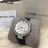 Michael Kors Parker White Dial Navy Blue Leather Strap Watch for Women - MK2293 Buy Now By Michael Kors
