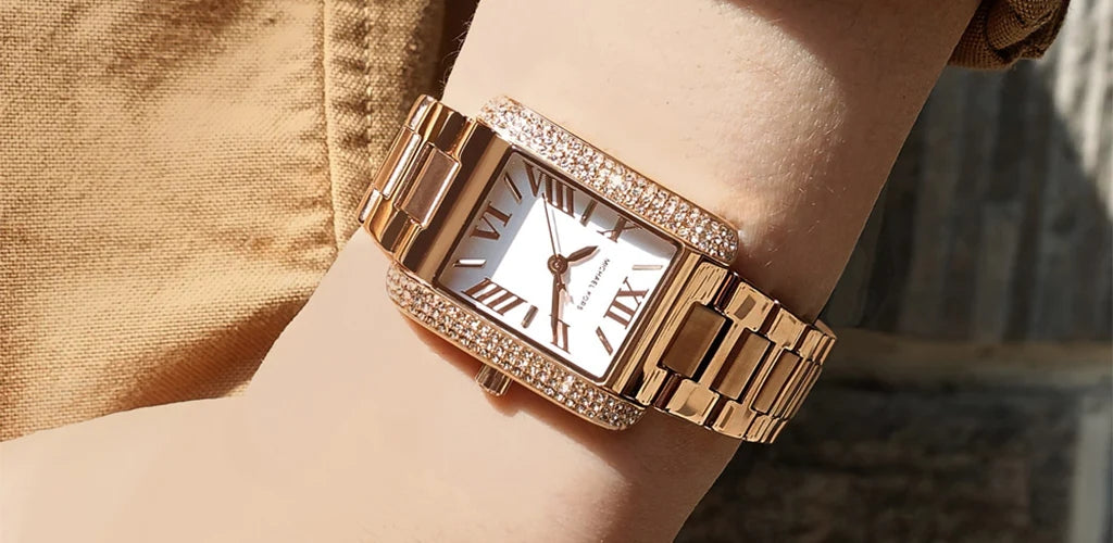 Michael Kors Emery Three-Hand Crystals Silver Dial Rose Gold Steel Strap Watch for Women - MK4641 Buy Now By Michael Kors