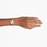 Swarovski Octea Nova Analog Gold Dial Gold Mesh Strap Watch for Women - 5649993 Buy Now By Swarovski