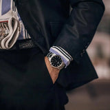 Daniel Wellington Iconic Link Black Dial Silver Steel Strap Watch For Women - DW00100342 Buy Now By Daniel Wellington