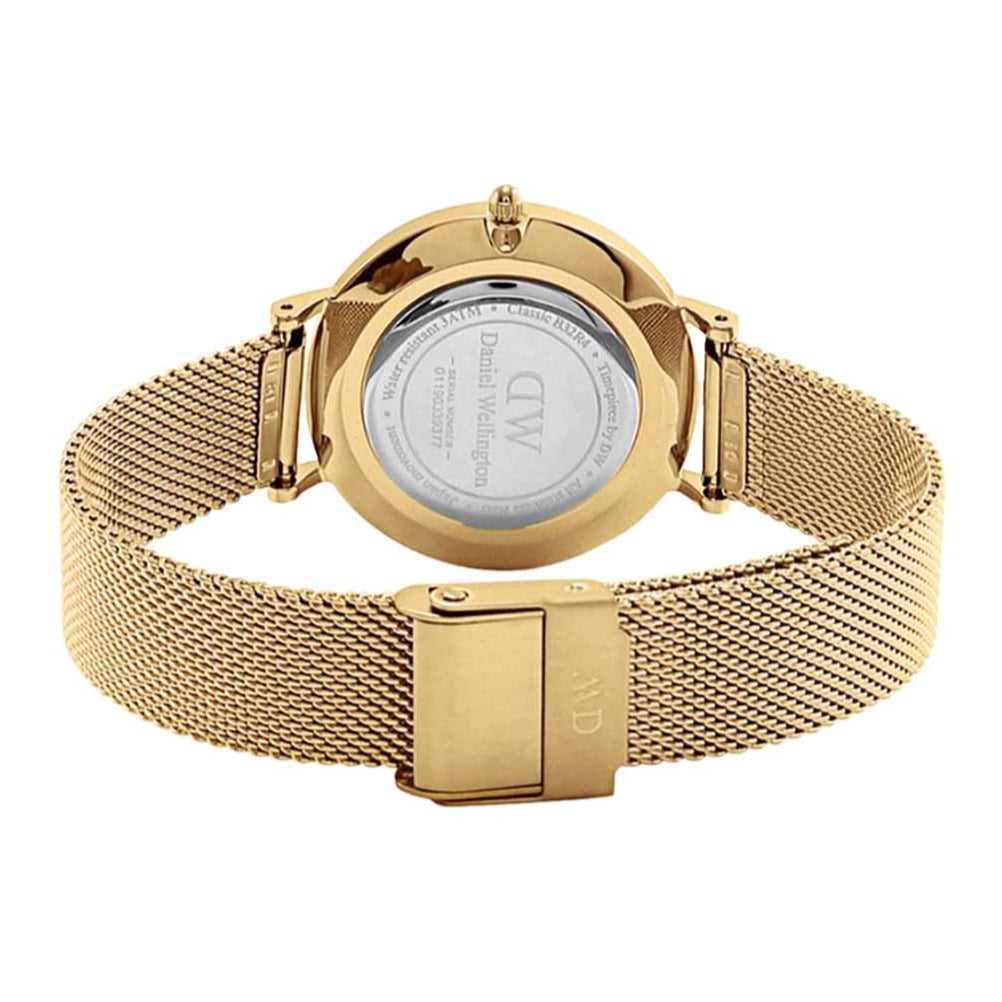 Daniel Wellington Petite Emerald Green Dial Gold Mesh Strap Watch For Women - DW00100480 Buy Now By Daniel Wellington