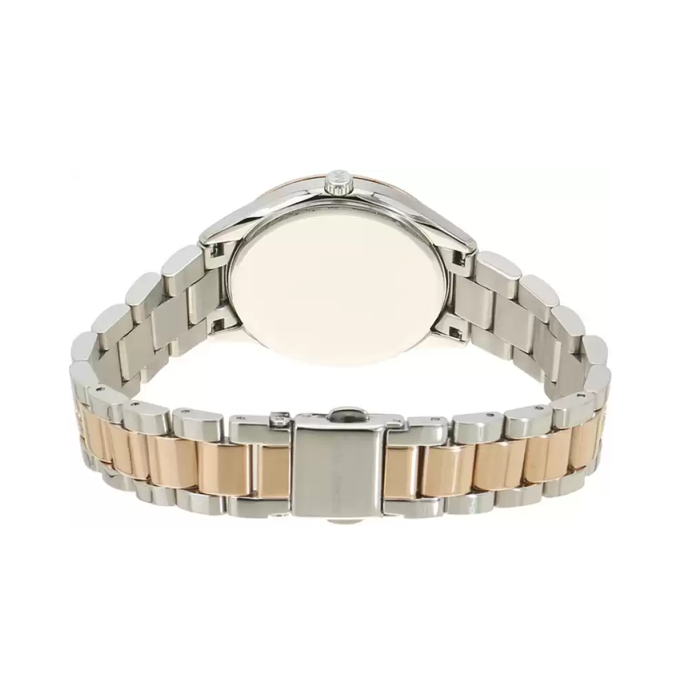 Michael Kors Lauryn Mother of Pearl Dial Two Tone Steel Strap Watch For Women - MK3979 Buy Now By Michael Kors