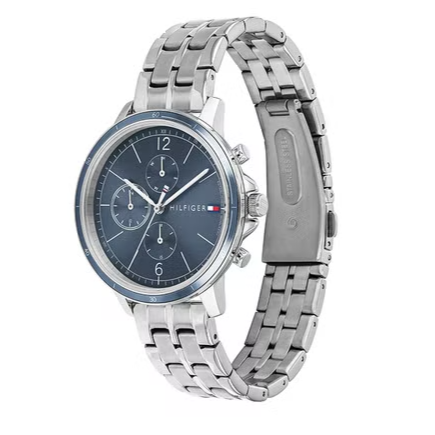 Tommy Hilfiger Casual Quartz Blue Dial Silver Steel Strap Watch For Women - 1782188 Buy Now By Tommy Hilfiger