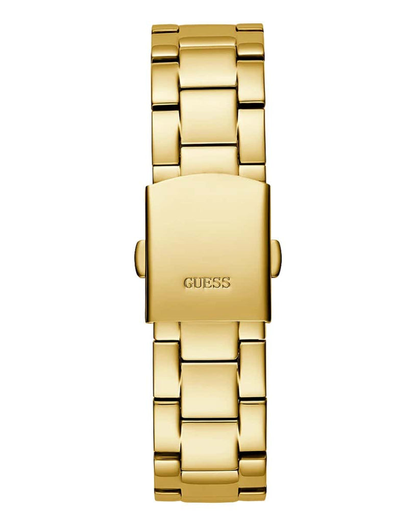 Guess Sol Chronograph Gold Dial Gold Steel Strap Watch For Women - GW0483L2 Buy Now By Guess