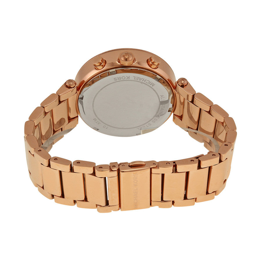 Michael Kors Parker Purple Dial Rose Gold Steel Strap Watch for Women - MK6169 Buy Now By Michael Kors