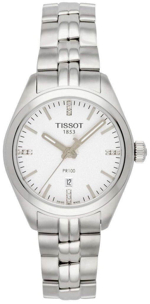 Tissot T Classic PR 100 Lady Silver Dial Watch For Women - T101.210.11.036.00 Buy Now By Tissot