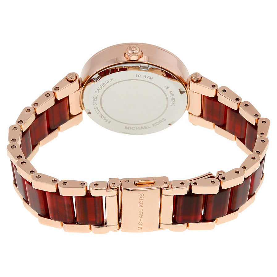 Michael Kors Parker Rose Gold Dial Two Tone Steel Strap Watch for Women - MK6239 Buy Now By Michael Kors