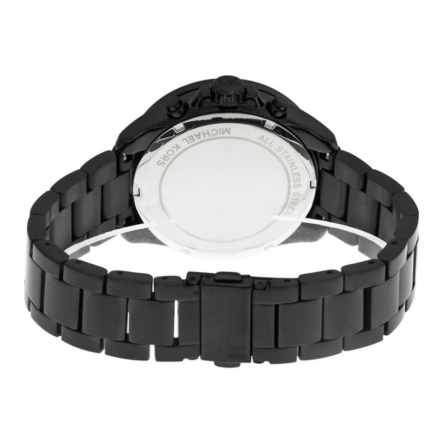 Michael Kors Wren Chronograph Gold Dial Black Steel Strap Watch for Women - MK5961 Buy Now By Michael Kors