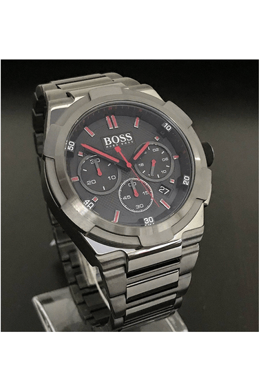 Hugo Boss Supernova Grey Dial Grey Steel Strap Watch for Men - 1513361 Buy Now By Hugo Boss