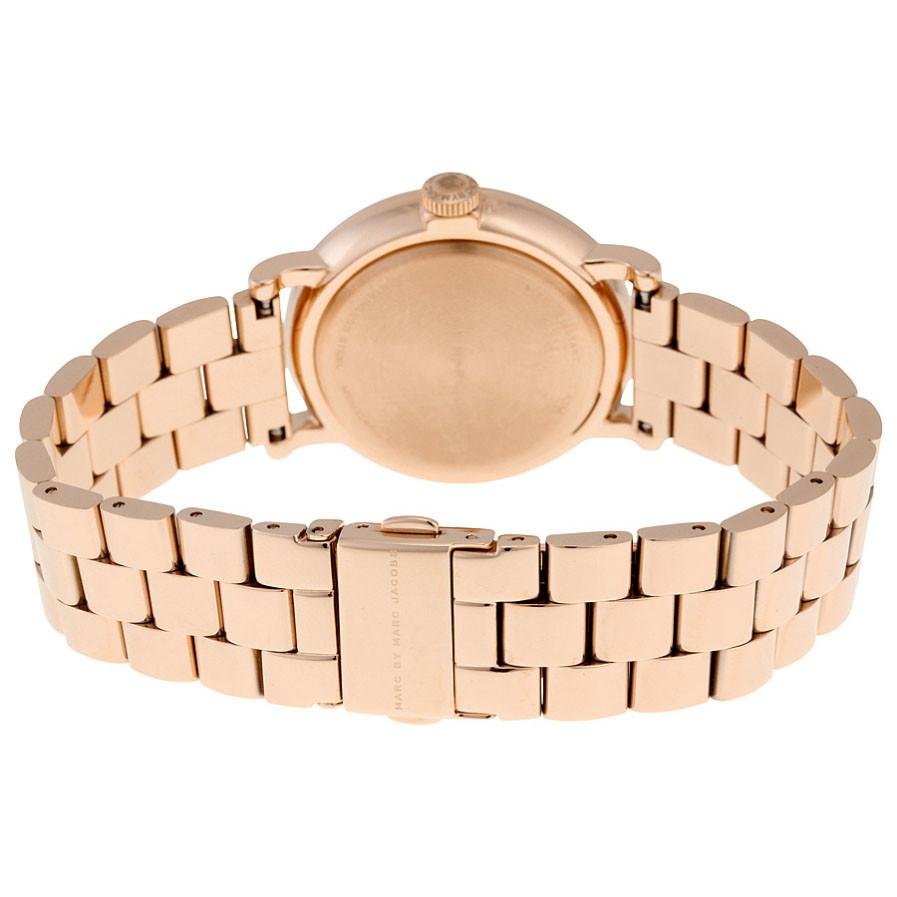 Marc Jacobs Baker White Dial Rose Gold Steel Strap Watch for Women - MBM3244 Buy Now By Marc Jacobs