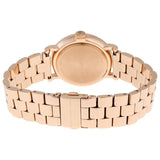 Marc Jacobs Baker White Dial Rose Gold Steel Strap Watch for Women - MBM3244 Buy Now By Marc Jacobs