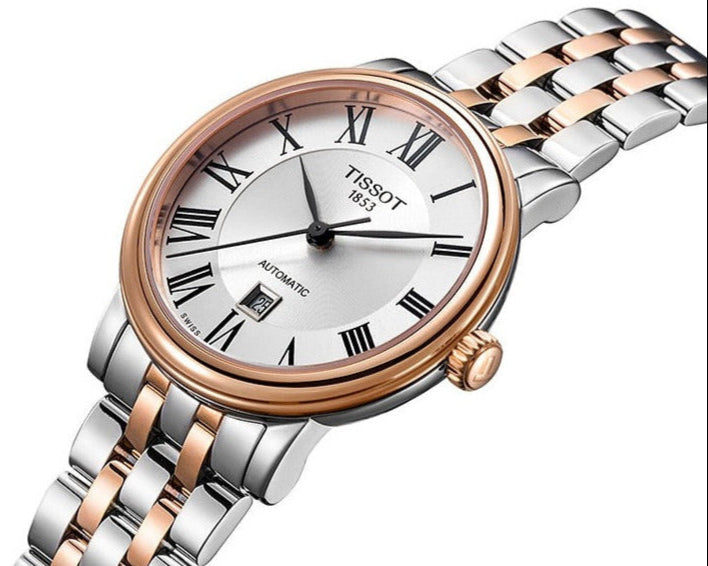 Tissot T Classic Carson Premium 30 White Dial Two Tone Steel Strap Watch for Women - T122.207.22.033.00 Buy Now By Tissot