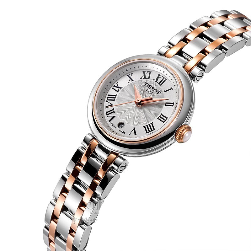 Tissot Bellissima Small Lady White Dial Two Tone Steel Strap Watch For Women - T126.010.22.013.01 Buy Now By Tissot