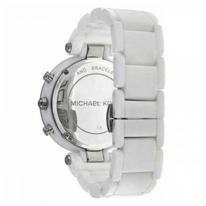 Michael Kors Parker White Dial White Leather Strap Watch for Women - MK5848 Buy Now By Michael Kors
