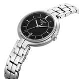 Tissot T Trend Flamingo Black Dial Silver Steel Strap Watch For Women - T094.210.11.051.00 Buy Now By Tissot