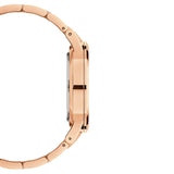 Daniel Wellington Iconic Link Black Dial Rose Gold Steel Strap Watch For Men - DW00100344 Buy Now By Daniel Wellington