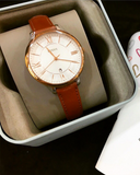 Fossil Jacqueline White Dial Brown Leather Strap Watch for Women - ES3842 Buy Now By Fossil