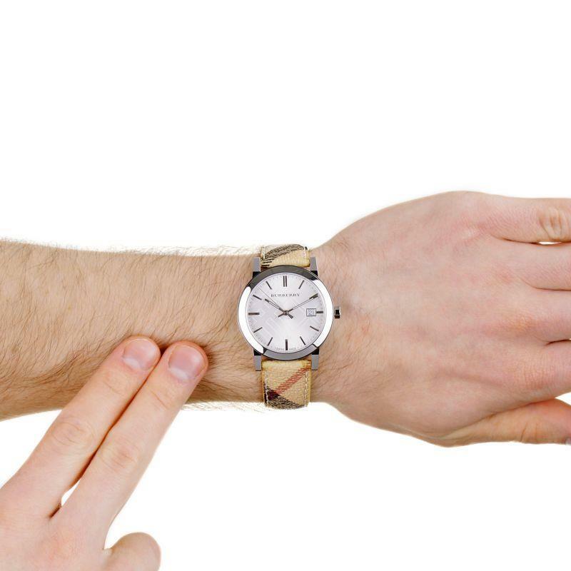 Burberry The City Silver Dial Brown Leather Strap Watch for Women - BU9025 Buy Now By Burberry