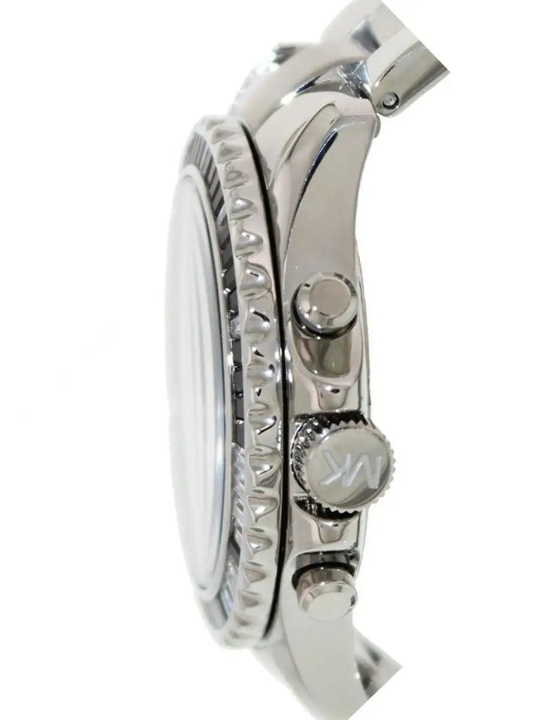 Michael Kors Everest Chronograph Black Dial Silver Steel Strap Watch For Women - MK5753 Buy Now By Michael Kors