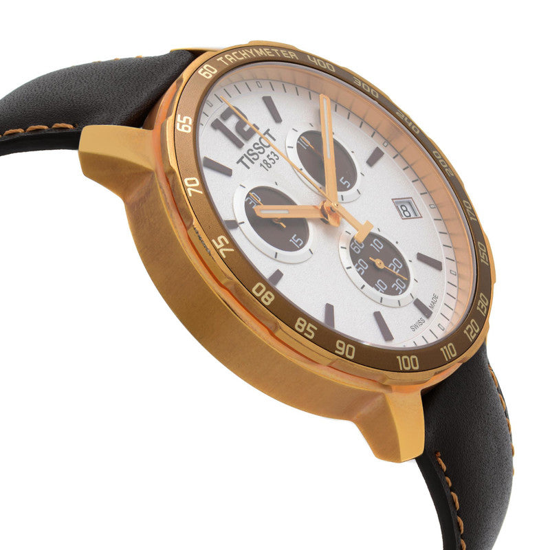 Tissot Quickster Chronograph Silver Dial Watch For Men - T095.417.36.037.01 Buy Now By Tissot