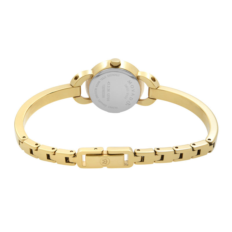 Movado Rondiro Mother of Pearl Dial Gold Steel Strap Watch For Women - 0606889 Buy Now By Movado
