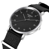 Tissot Everytime Medium Black Dial Black NATO Strap Watch For Men - T109.410.17.077.00 Buy Now By Tissot
