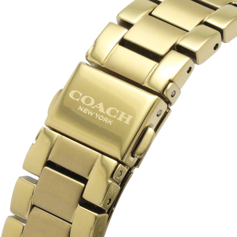 Coach Sport Diamonds Gold Dial Gold Steel Strap Watch for Women - 14502195 Buy Now By Coach