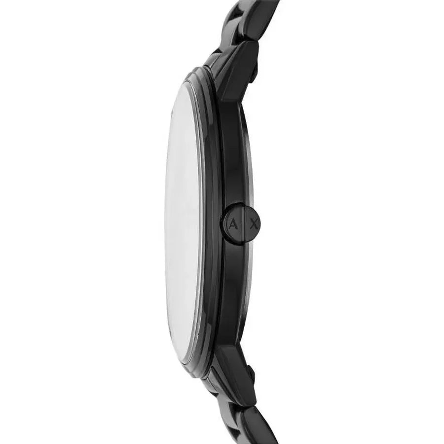 Armani Exchange Cayde Multicolor Dial Black Steel Strap Watch For Men - AX2725 Buy Now By Armani Exchange