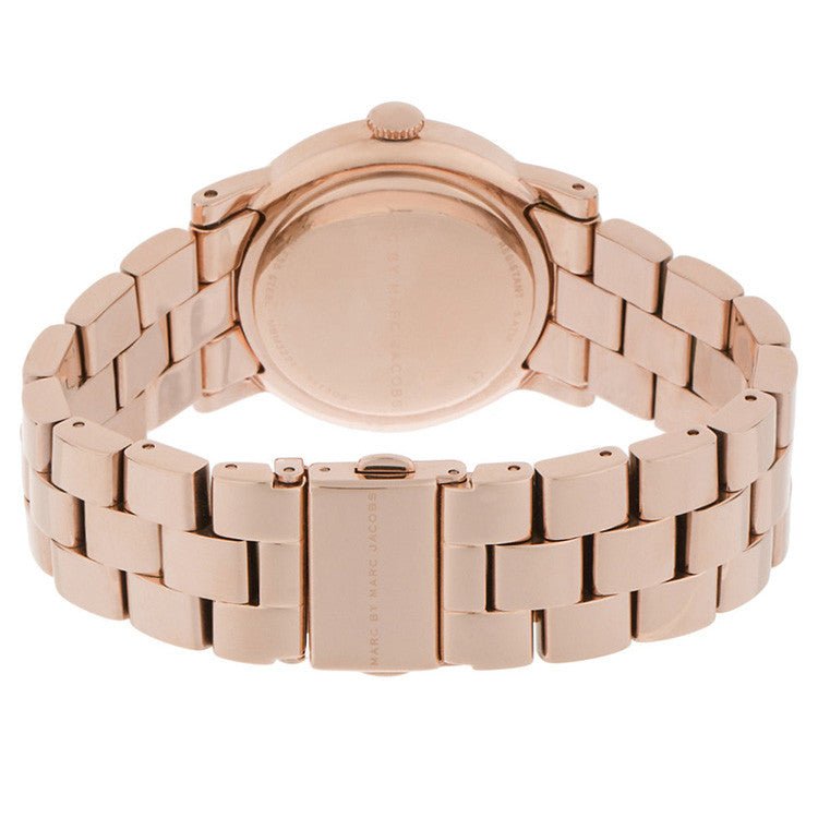 Marc Jacobs Amy Glitz Brown Dial Rose Gold Steel Strap Watch for Women - MBM3221 Buy Now By Marc Jacobs