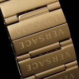 Versace Greca Chronograph Black Dial Gold Steel Strap Watch For Men - VEZ900421 Buy Now By Versace