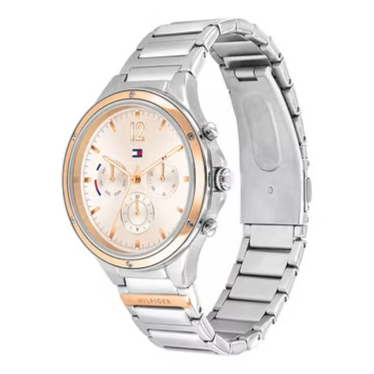 Tommy Hilfiger Eve Chronograph Quartz Pink Dial Silver Steel Strap Watch For Women - 1782279 Buy Now By Tommy Hilfiger