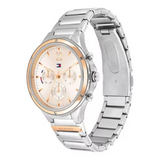 Tommy Hilfiger Eve Chronograph Quartz Pink Dial Silver Steel Strap Watch For Women - 1782279 Buy Now By Tommy Hilfiger