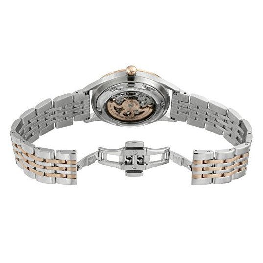 Emporio Armani Meccanico White Dial Two Tone Steel Strap Watch For Men - AR1921 Buy Now By Emporio Armani