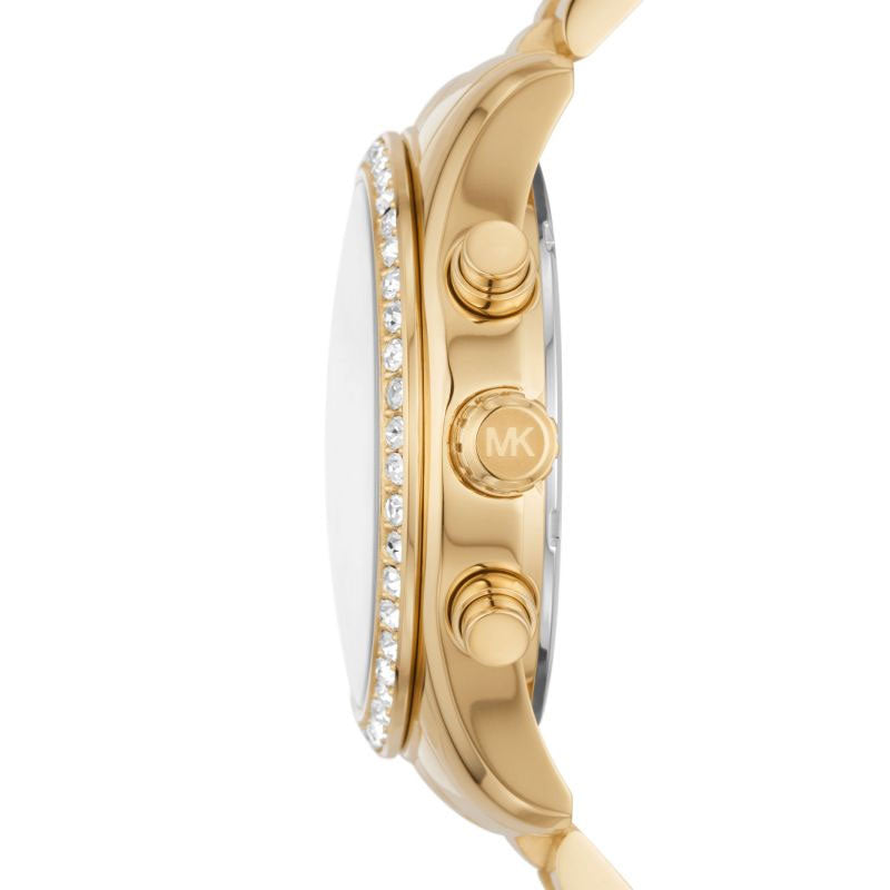Michael Kors Janelle Quartz Gold Dial Gold Steel Strap Watch For Women - MK7381 Buy Now By Michael Kors